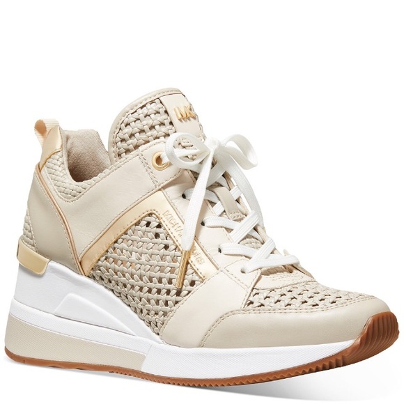 michael kors georgie woven trainer